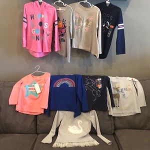 Gymboree, Crazy 8, Osh Kosh shirts lot.